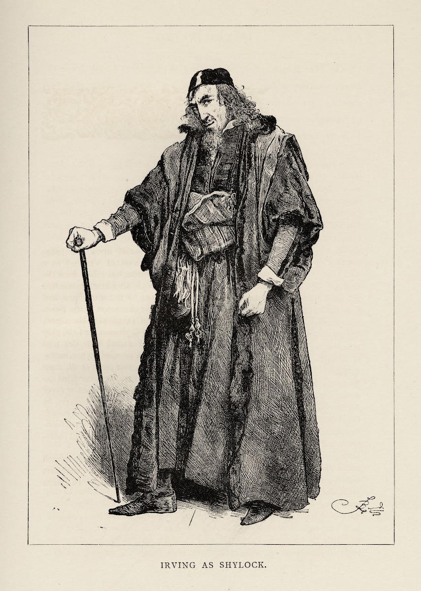 Henry Irving as Shylock in Shakespeares Merchant of Venice