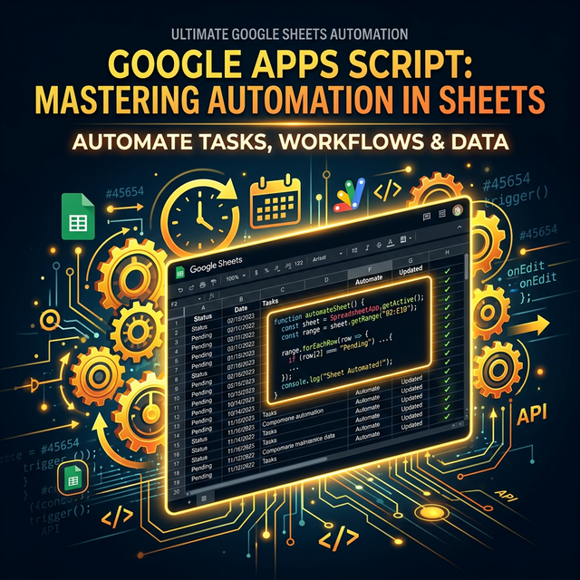 Apps Script Trong Google Sheets: Tự Động Hóa Bằng JavaScript