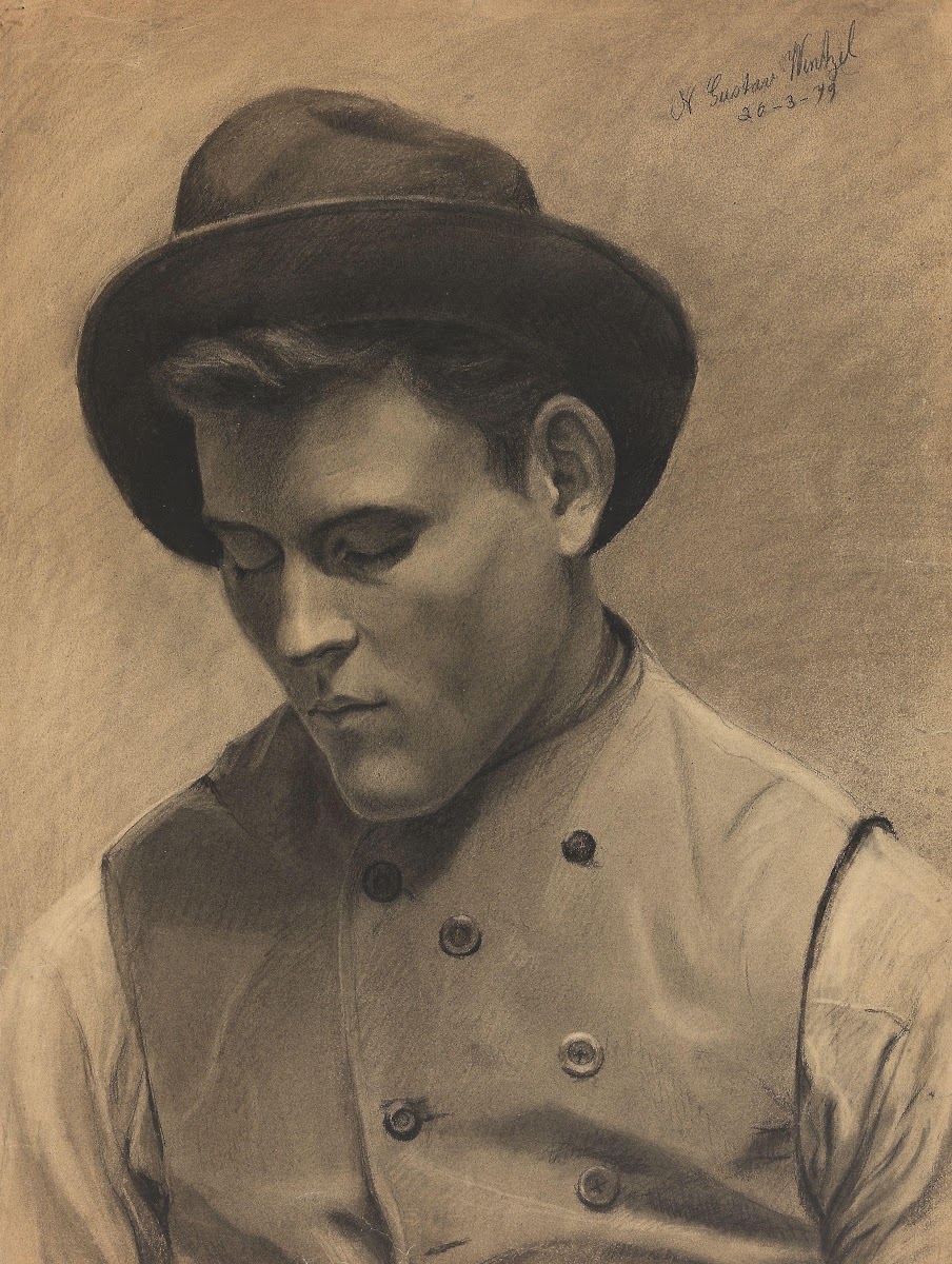 Young Man with Hat 1879