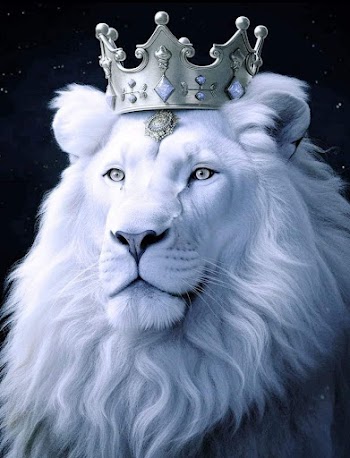 White Lion Art Picture