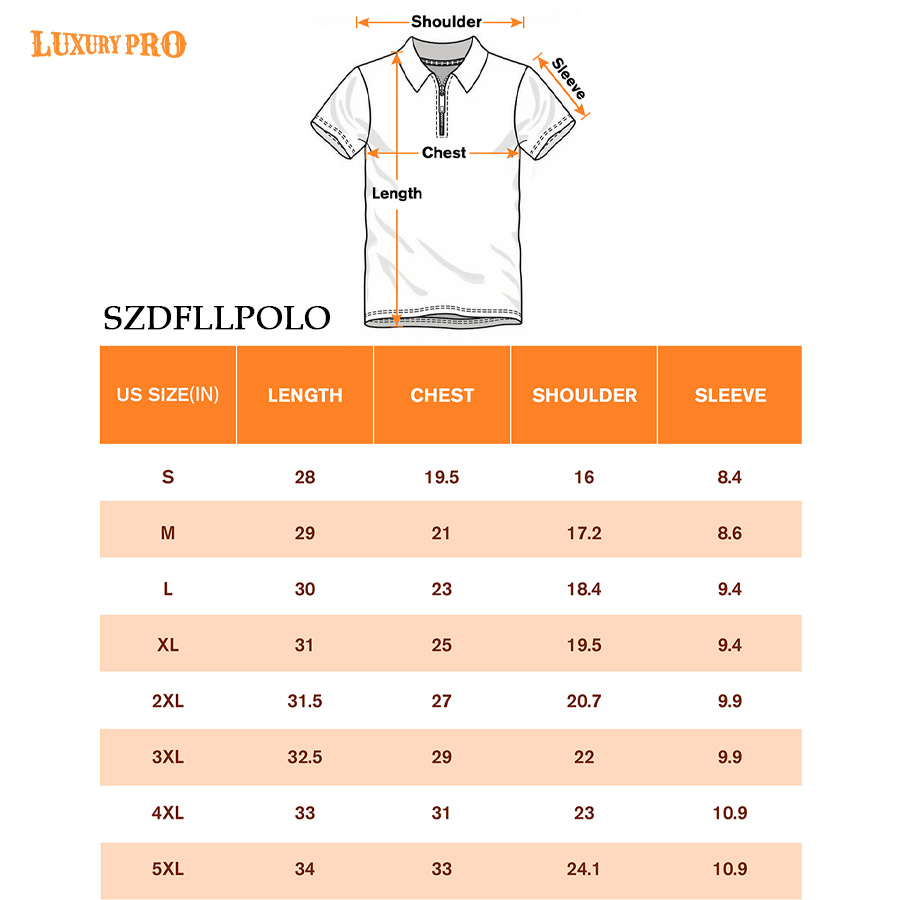 SZDF Stand‑Collar Zip Polo