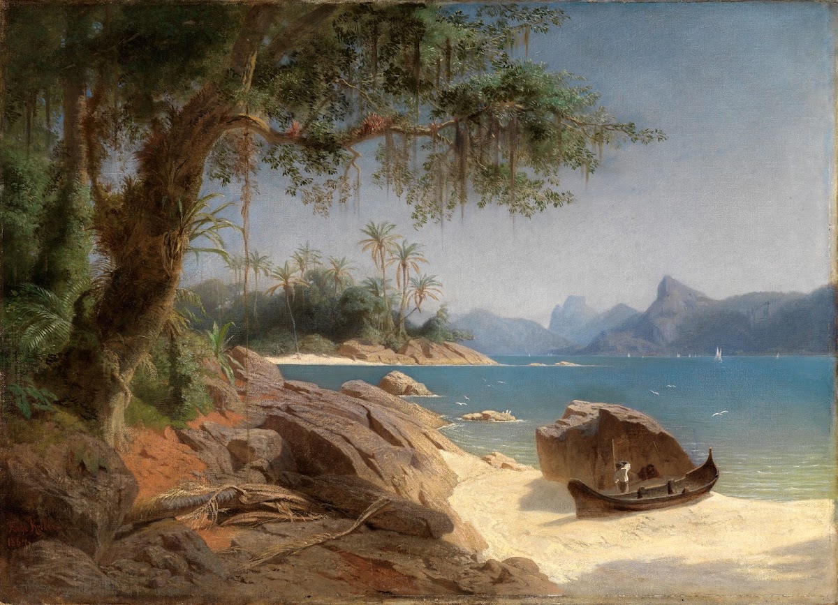 Küstenlandschaft bei Rio de Janeiro 1864