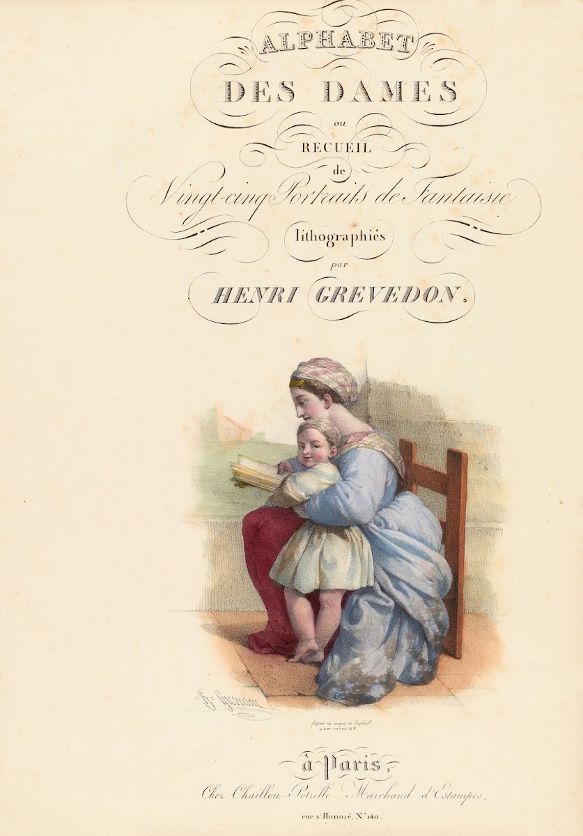 Page de titre et frontispice 1828 1830