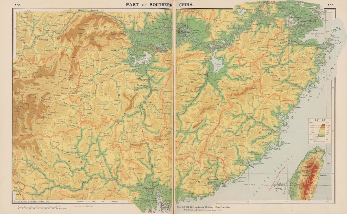 Part of Southern China 1943
