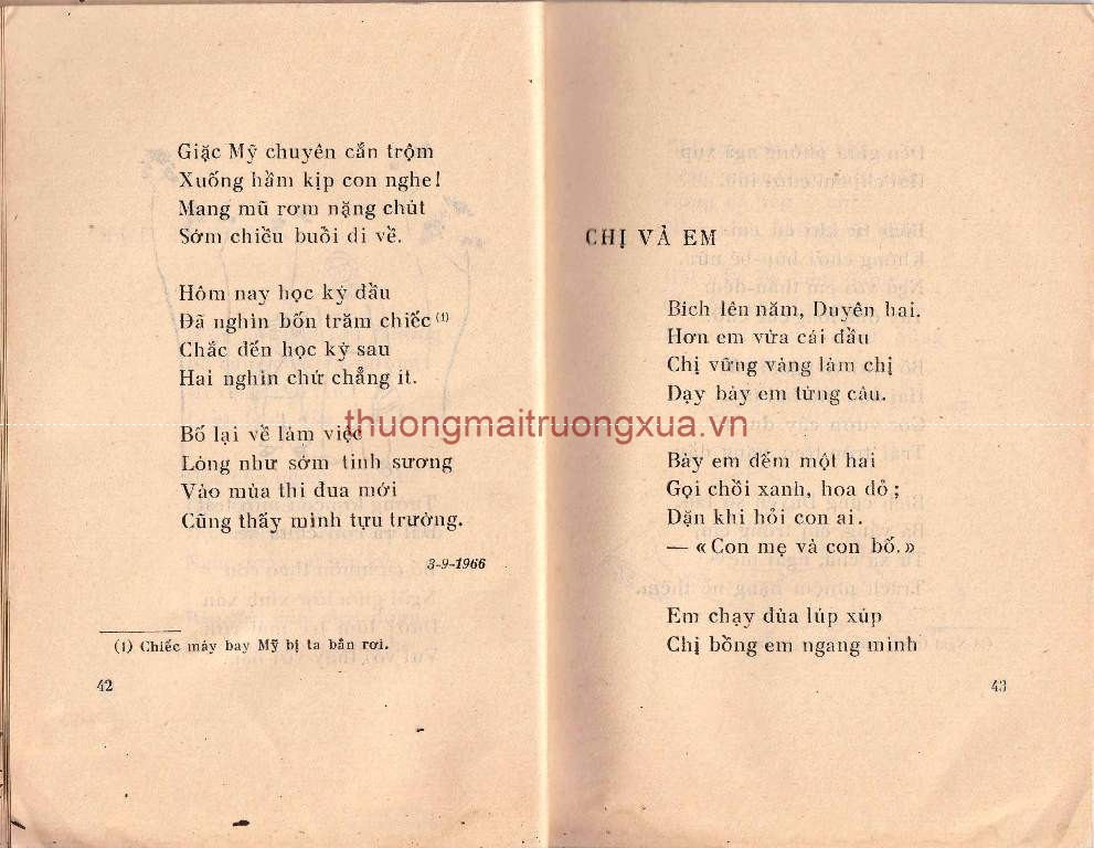 Tập thơ : Hai bàn tay em (1969) - Trang 23