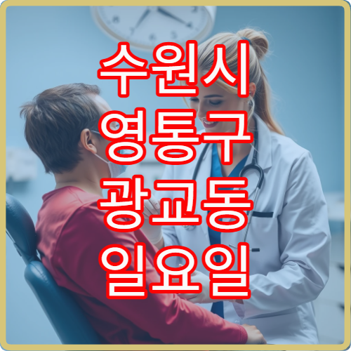 수원시 영통구 광교동 일요일 내과 진료 병원 최신 정보