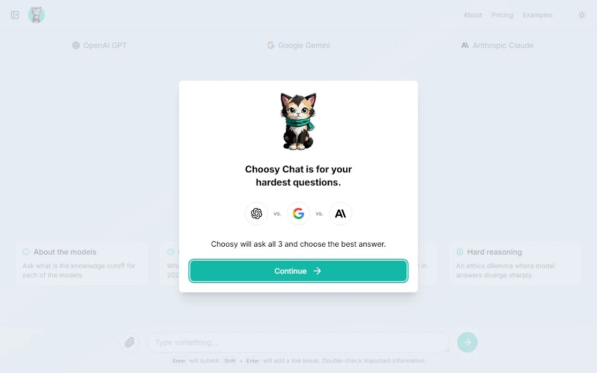 Captura de Choosy Chat