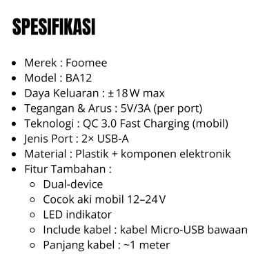 CAR-CHARGER-FOOMEE-BA12-spek