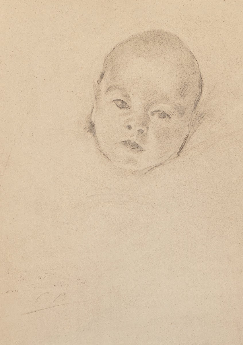 Portrait of Joseph B Thomas IV as an Infant 1917