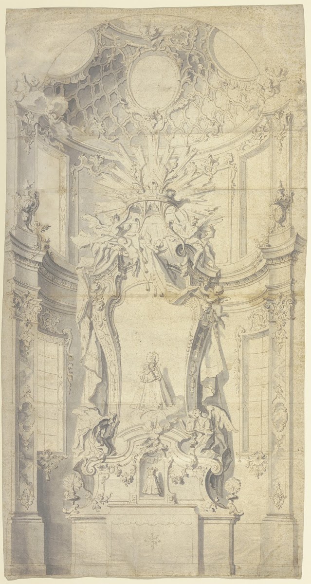 Sketch of an altar