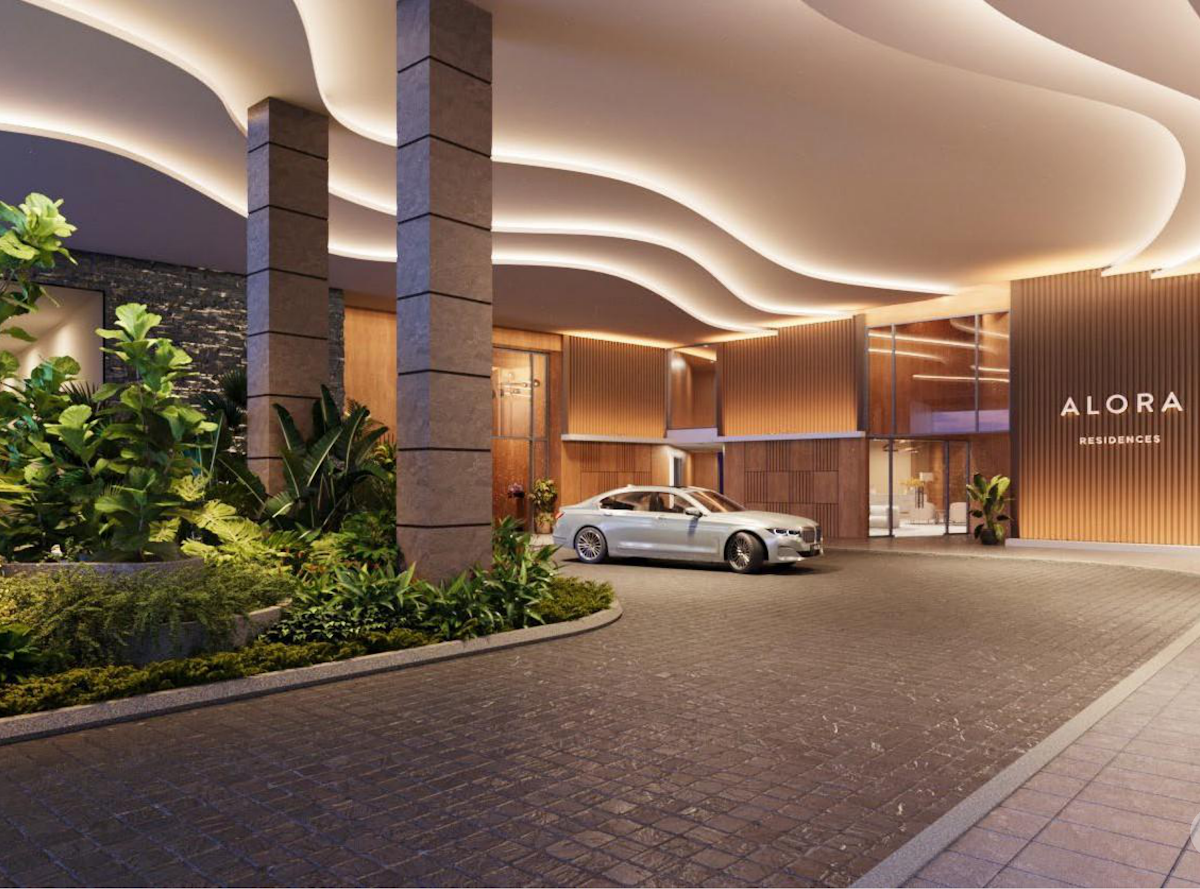 Alora Residences — drop off area