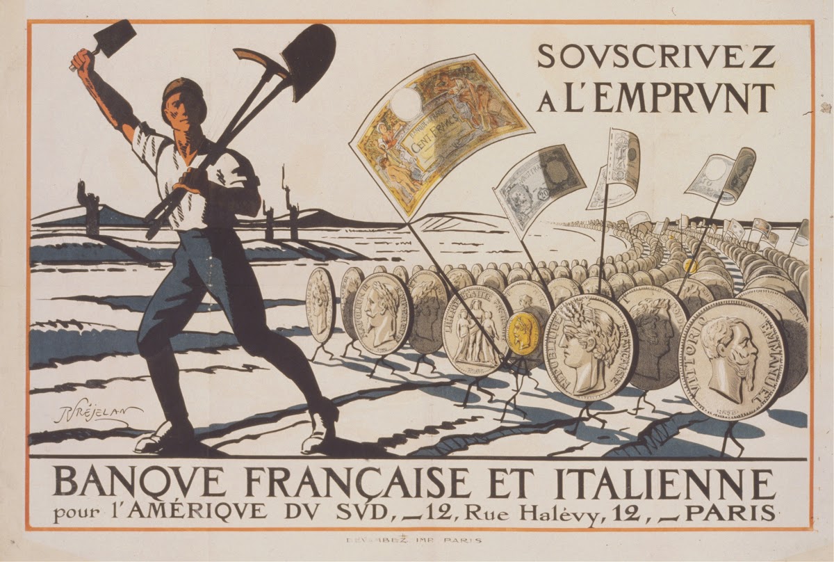Souscrivez Á LEmprunt Banque FrançAise Et Italienne Pour LAméRique Du Sud 1920