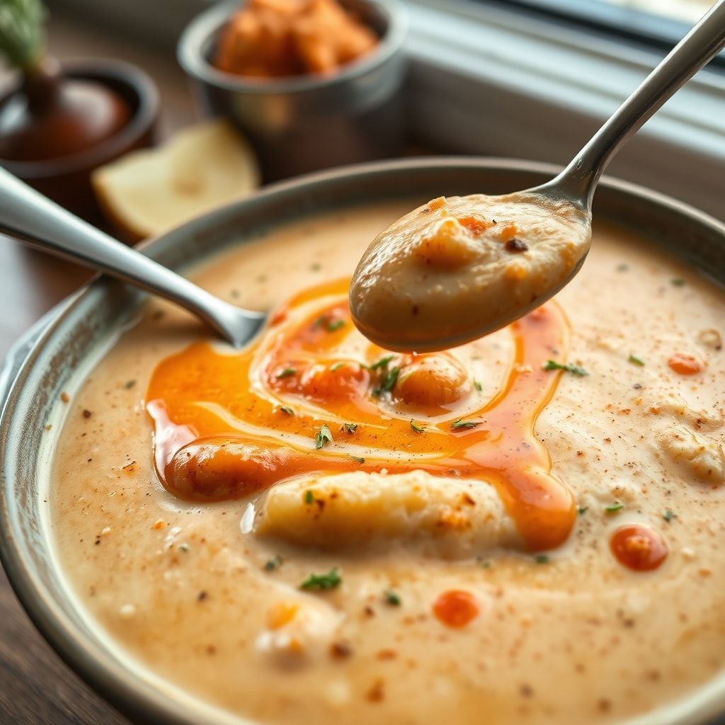 Creamy Spicy Cajun Potato Soup Recipe for Easy Dinner in 40 Minutes finished