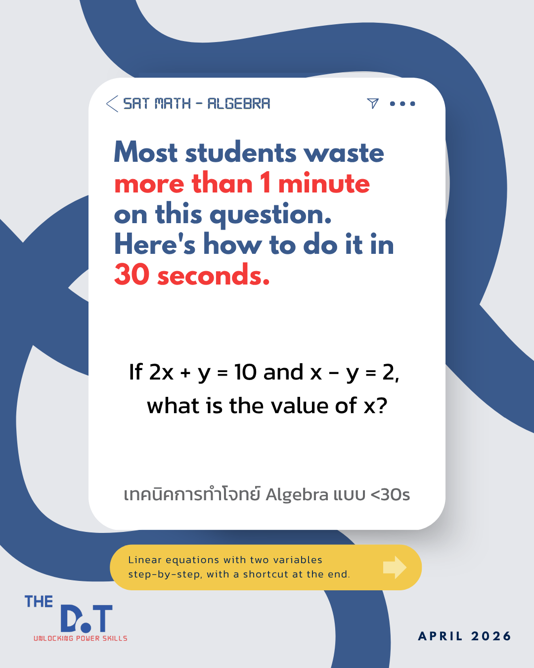 Algebra สไลด์ 1/4