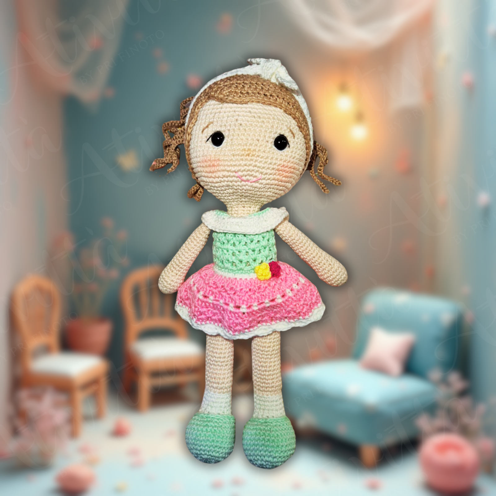 Boneca Priscy em Crochê