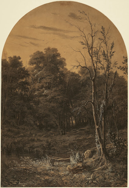 Forest Landscape near a Pond 1853