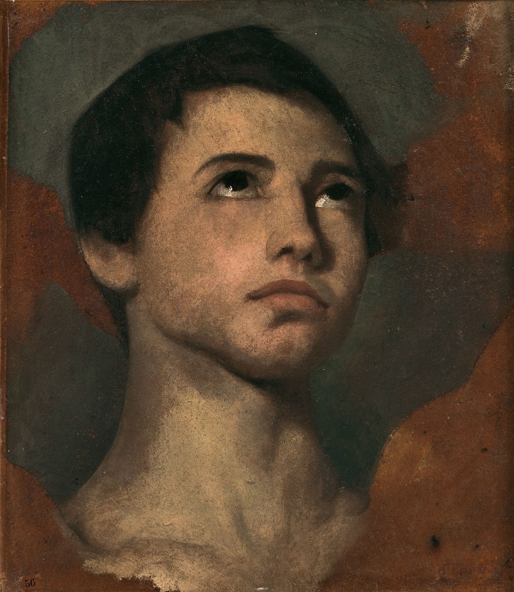 Etude de tête de jeune garçon