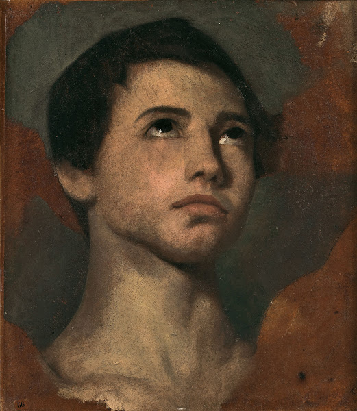 Etude de tête de jeune garçon