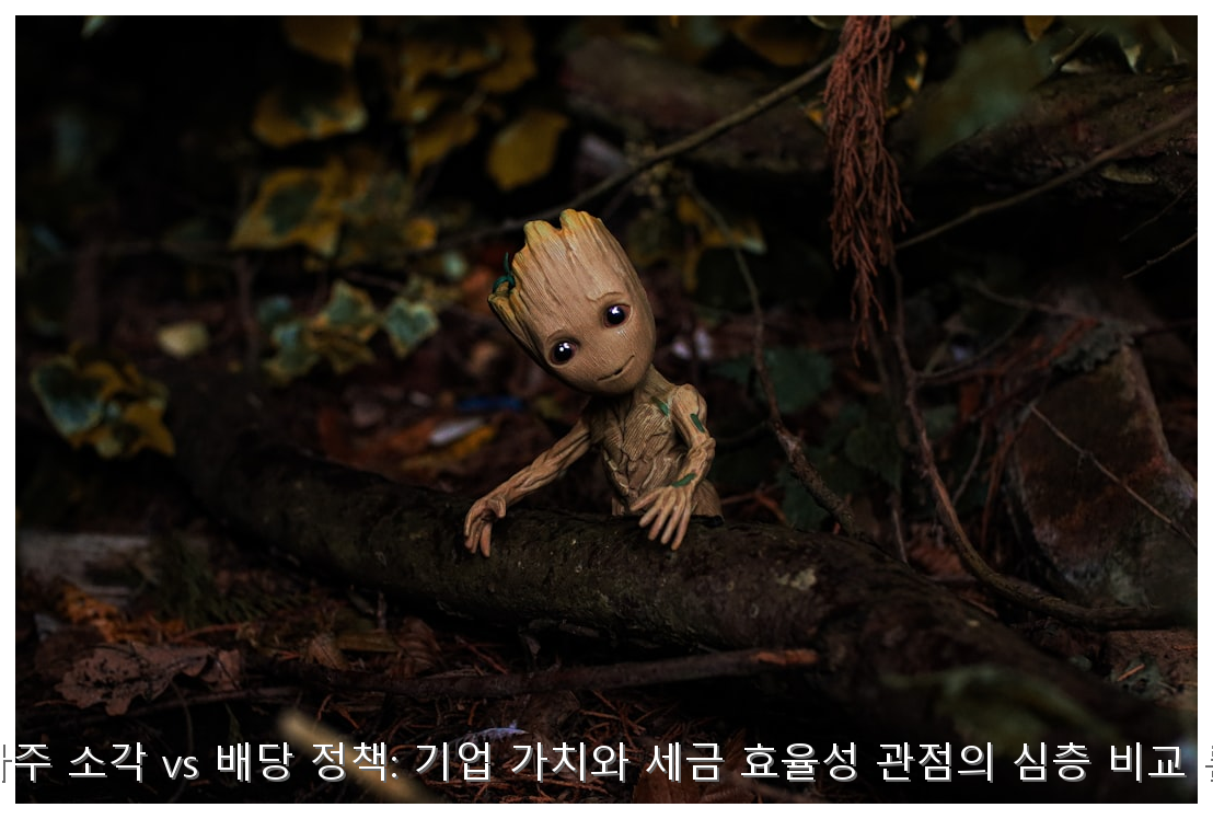 자사주 소각 vs 배당 정책: 기업 가치와 세금 효율성 관점의 심층 비교 분석 핵심 안내 및 분석 인포그래픽 (5)