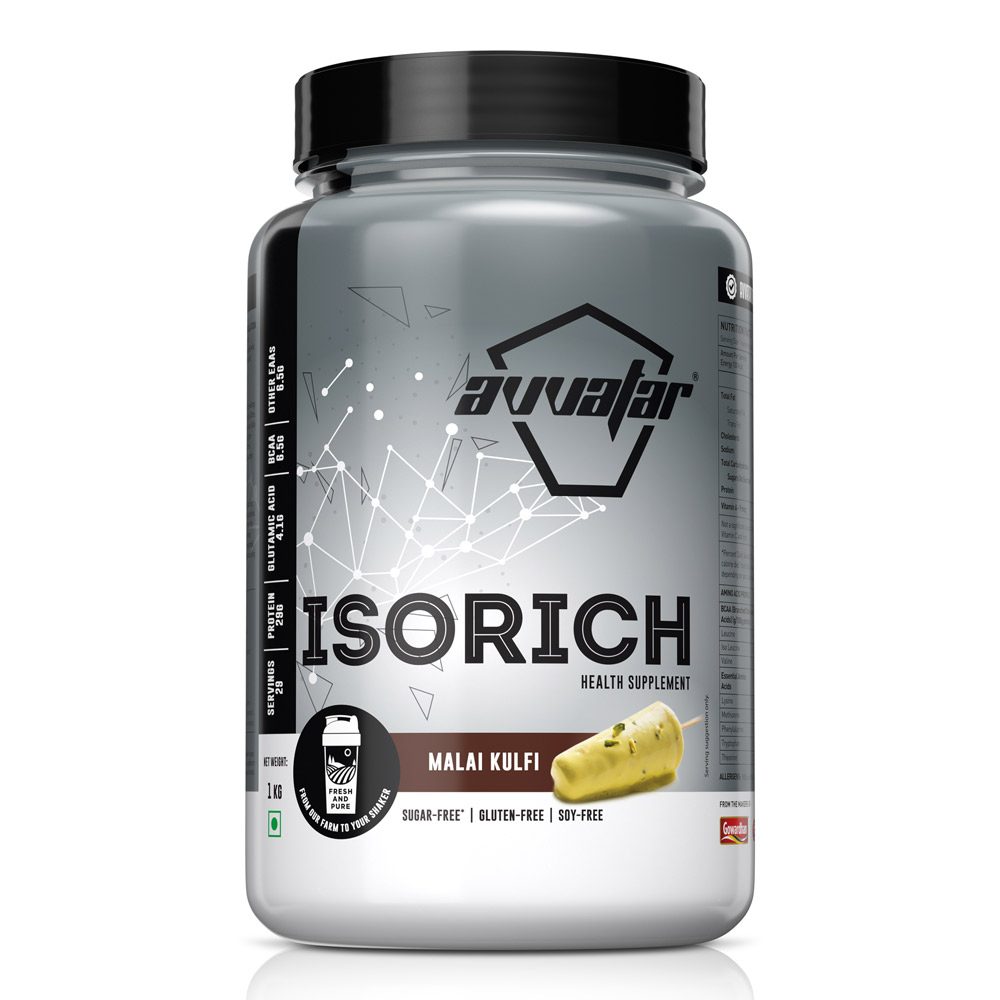 Avvatar Isorich Protein Malai Kulfi Flavour, 1 Kg
