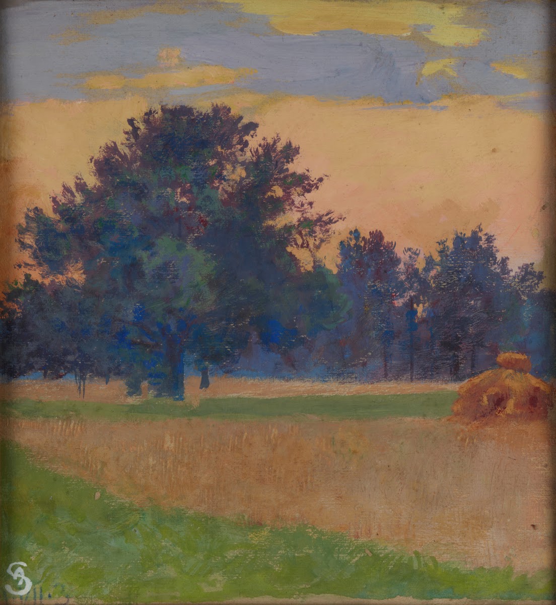 Three Moments  Triptych Evening 1903