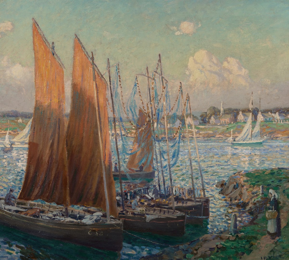 Summer Day at the Harbor