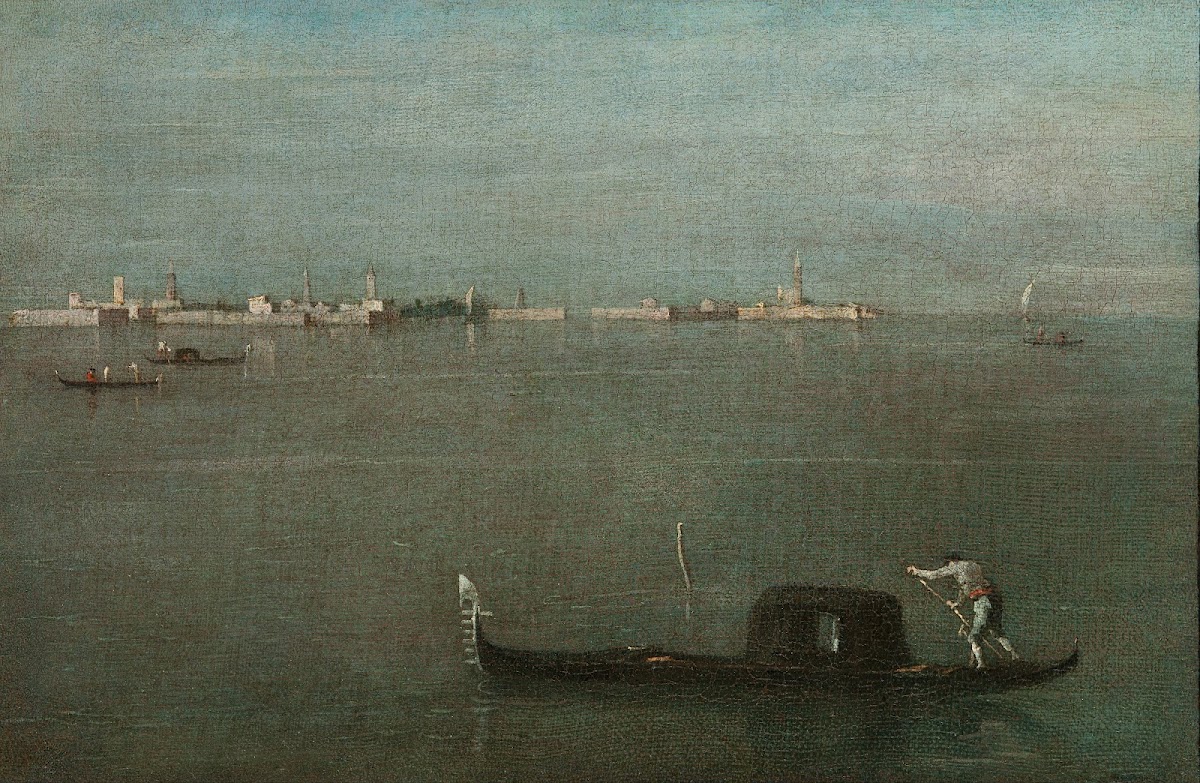 The Grey Lagoon Gondolas on the Lagoon circa 1765