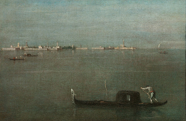 The Grey Lagoon Gondolas on the Lagoon circa 1765