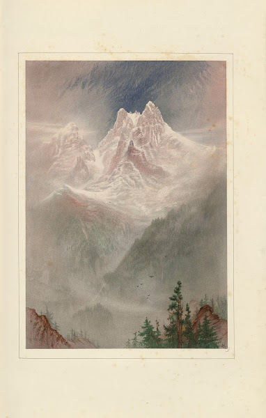 The Dent du Midi from near Champéry 1867