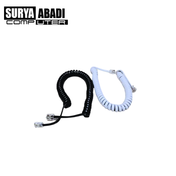 KABEL TELEPON RJ9 SPIRAL