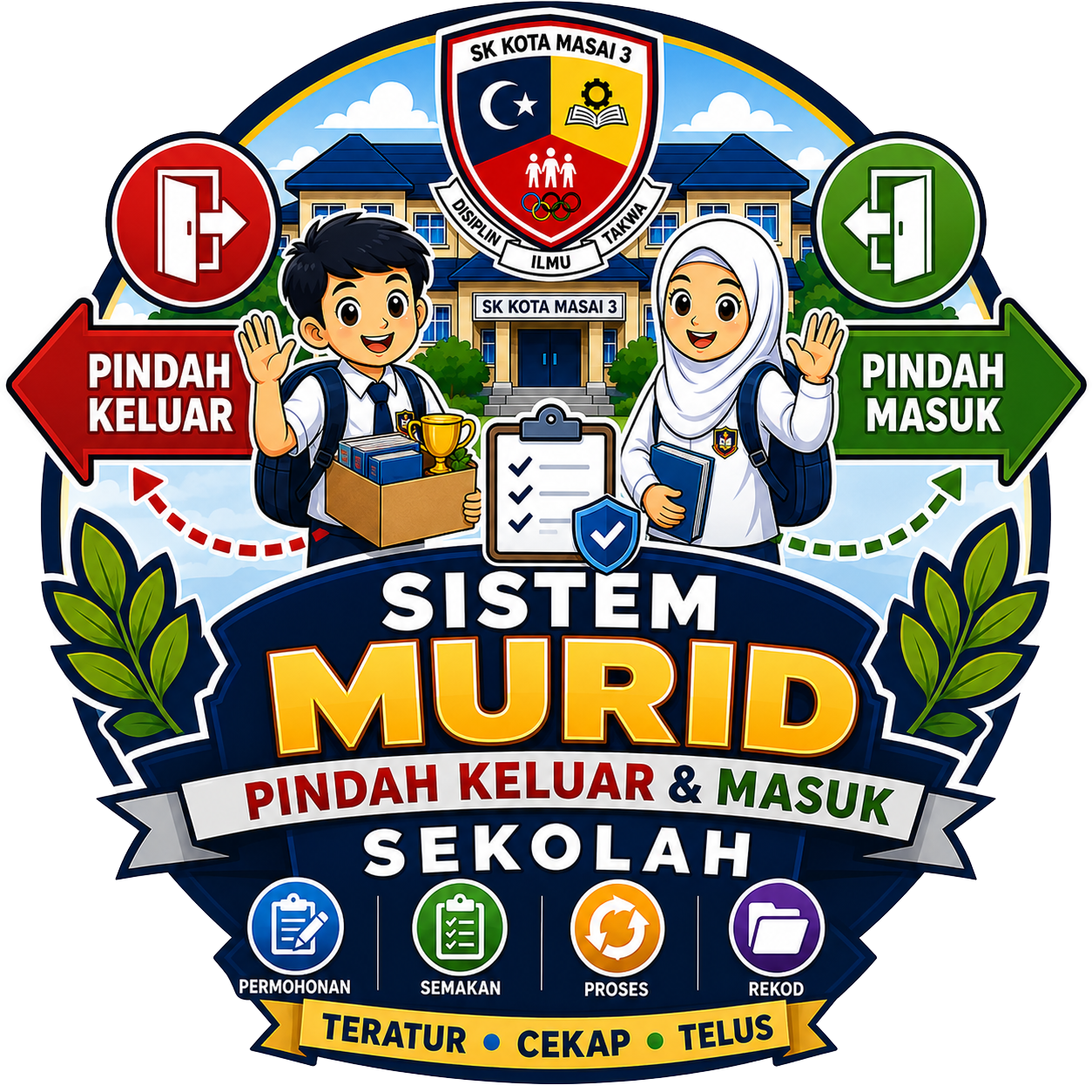 Murid Keluar Masuk