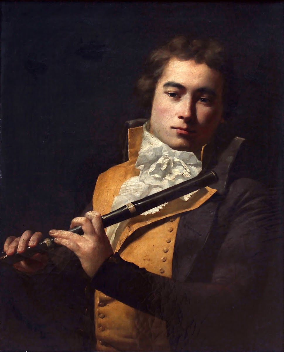 Portrait Of Flutist François Devienne 1792