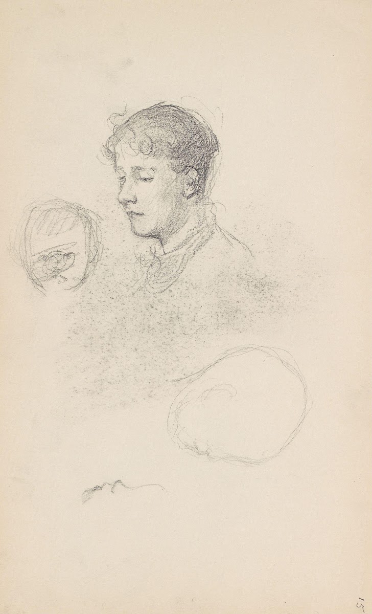 Valgborg Nicolaysen riss av barnehoder 1893