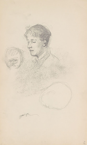 Valgborg Nicolaysen riss av barnehoder 1893