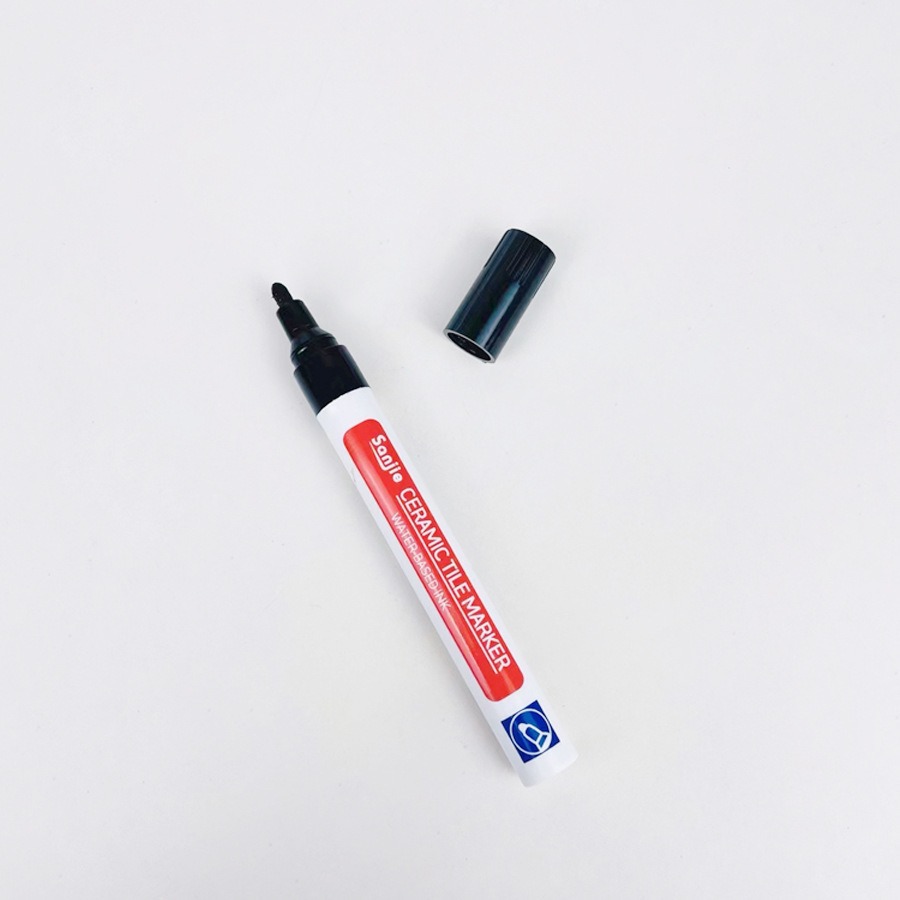 Grout pen for ceramic tiles, waterproof