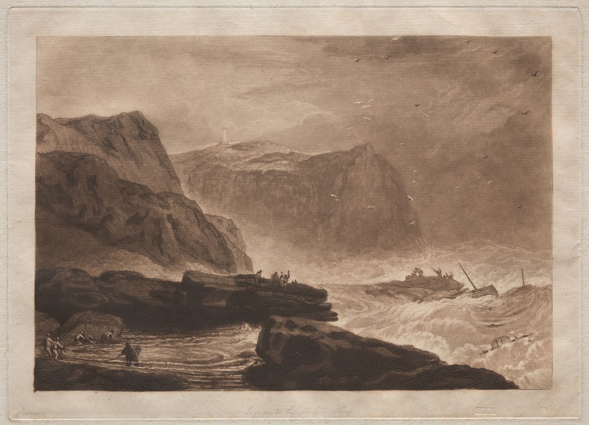 Coast of Yorkshire near Whitby 19th century
