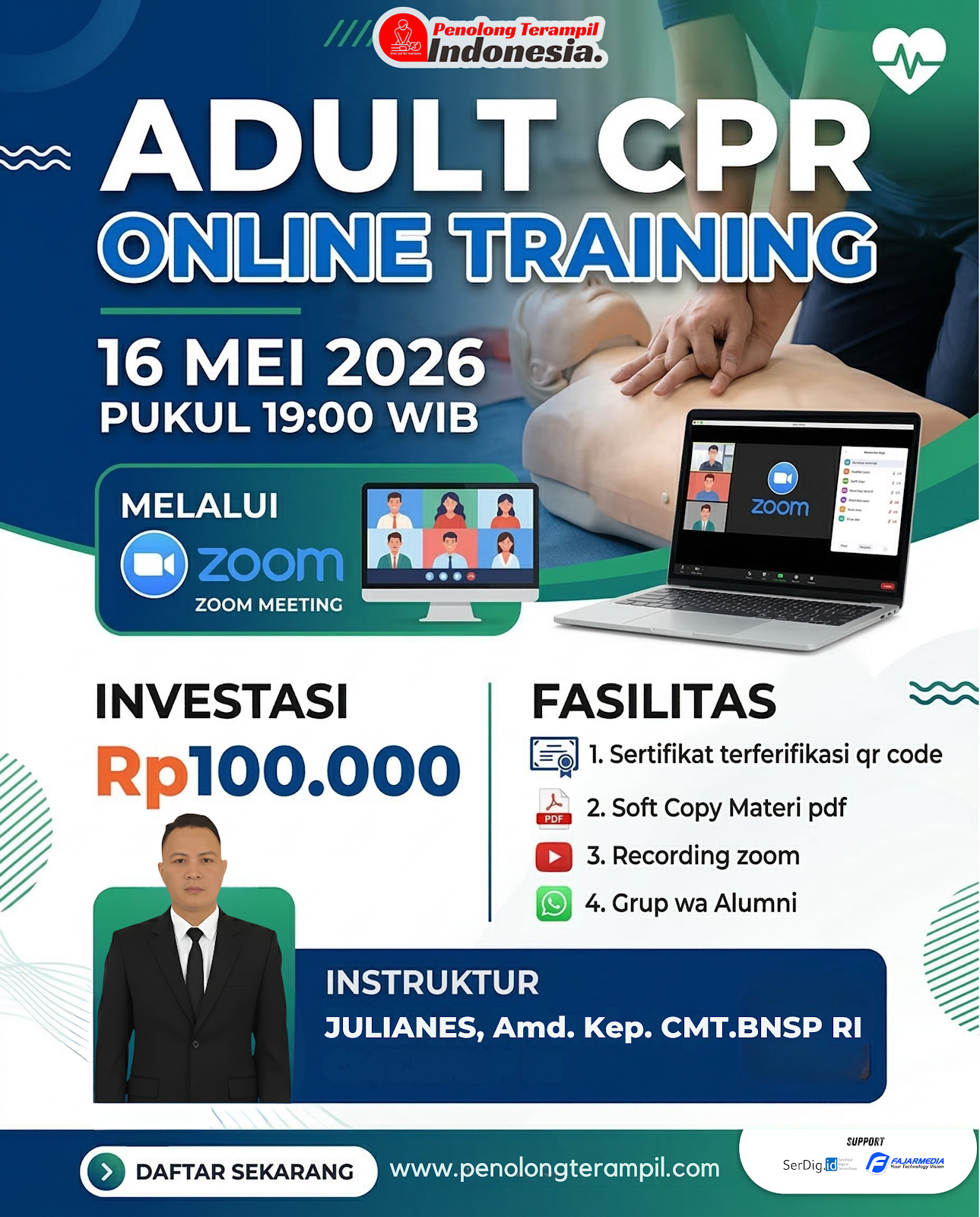 Pelatihan CPR Dewasa