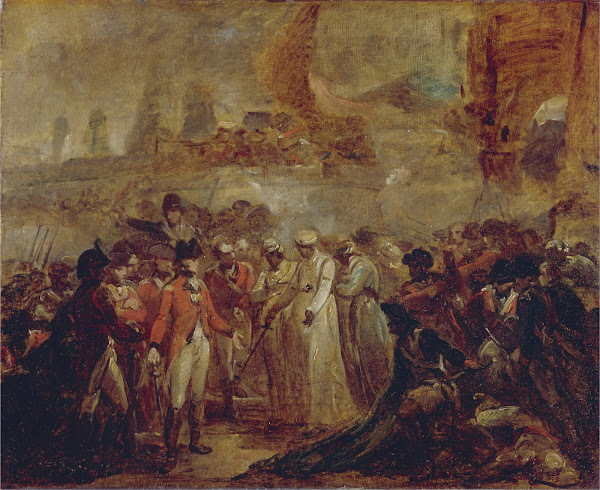 The Surrender of the Two Sons of Tipu Sahib Sultan of Mysore to Sir David Baird