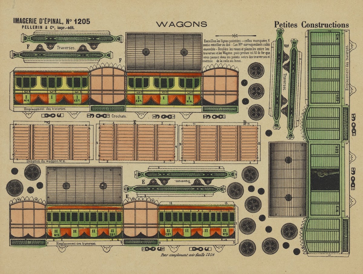 Petites constructions Wagons 1870 1900