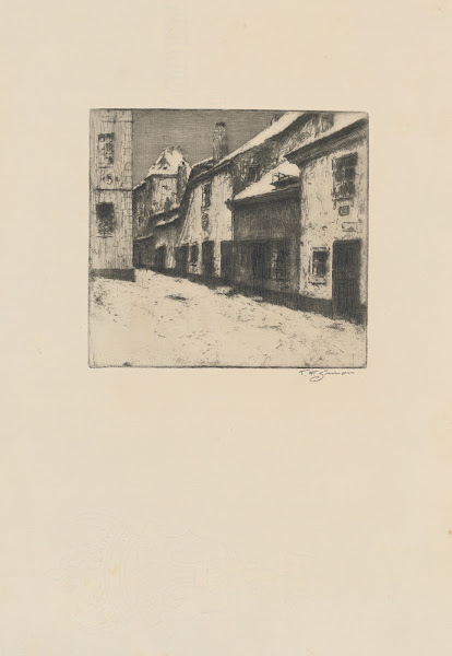 Zlatá Street in the rear of the Royal Castle 1911