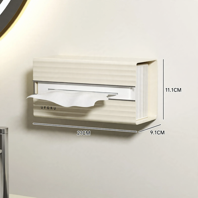 Wandmontierte Toilettenpapierbox, Kunststoff, Z10003C