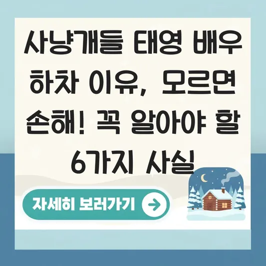 사냥개들 태영 배우 하차 이유
