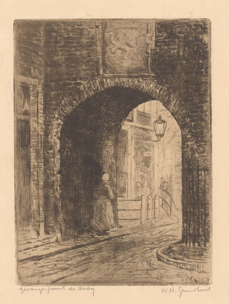 Gevangenpoort in Den Haag 1907