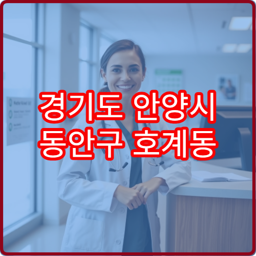 경기도 안양시 동안구 호계동 일요일 당번·당직 약국 영업 여부 및 시간 확인
