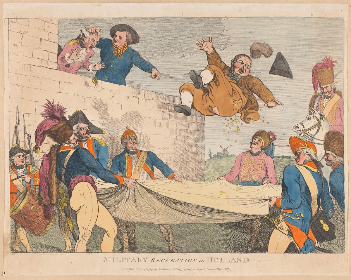 Military recreation in Holland 1787