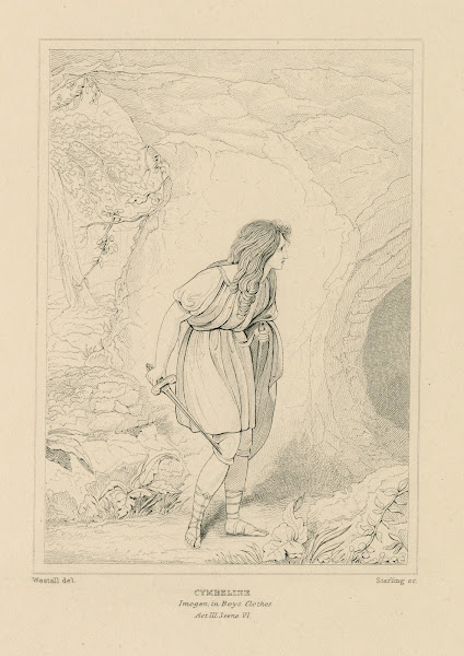 Cymbeline Imogen in boys clothes act III scene VI 19th century