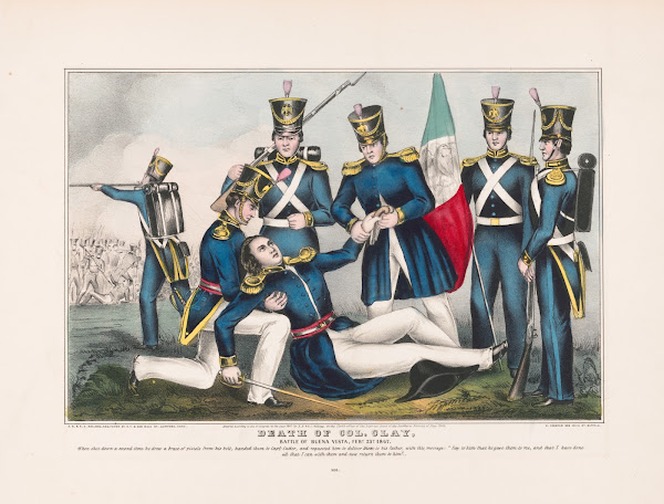 Death of Colonel Clay Battle of Buena Vista Febuary 23rd 1847 1847