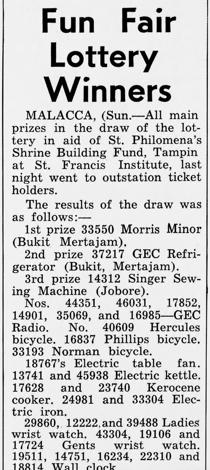 Singapore Standard, 18 July 1955