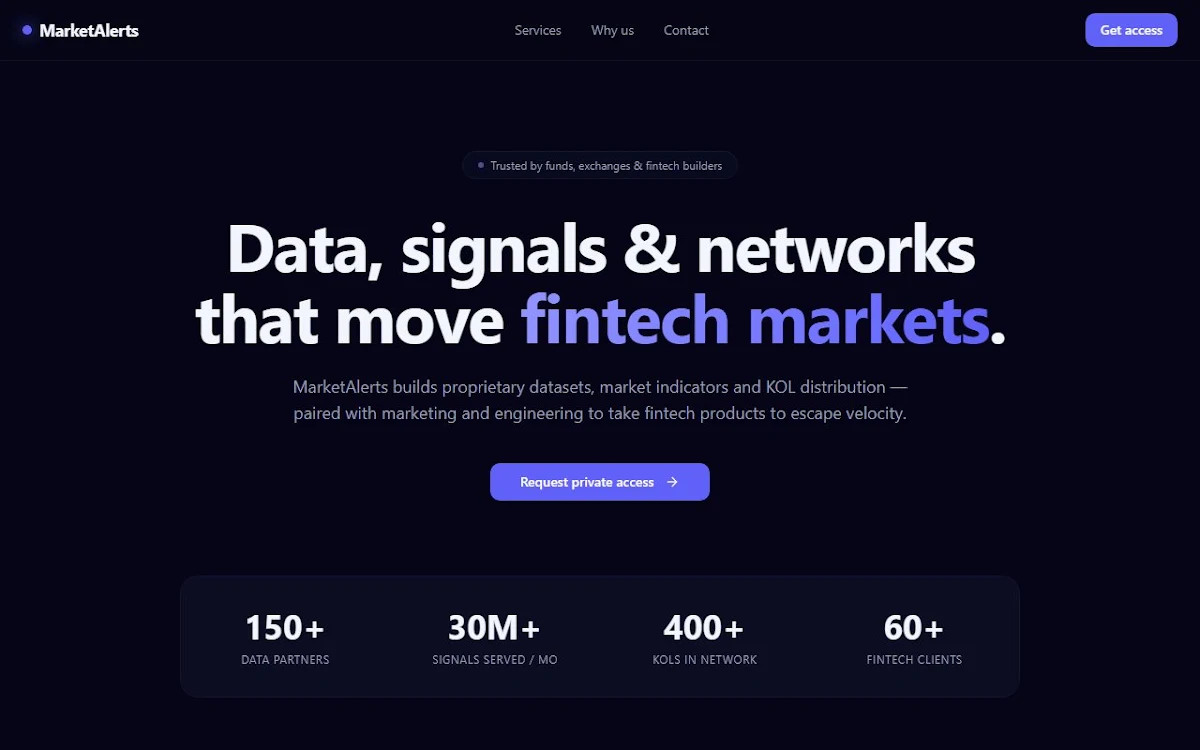 Captura de MarketAlerts