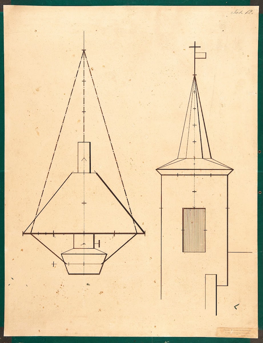 Roof Structure Church Spire 1900
